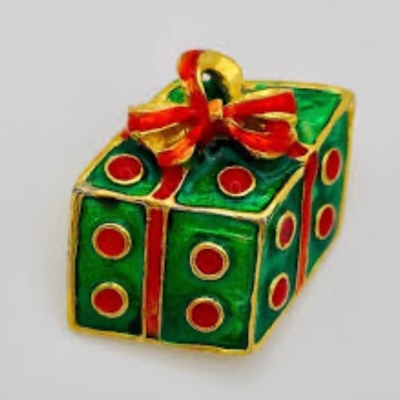 4/$20 80s Christmas Pin Back Red n Green Brooch 🌴 - Picture 5 of 5